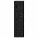 vidaXL Könyvszekrény Musta tammi 40 x 30 x 114 cm Faanyag