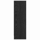 vidaXL Könyvespolc Fekete tölgy 80 x 24 x 76 cm Faanyag