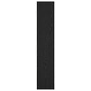 vidaXL Könyvszekrény Musta tammi 40 x 30 x 152 cm Faanyag