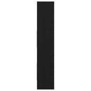 vidaXL Könyvespolc Musta tammi 40 x 35 x 180 cm Faanyag