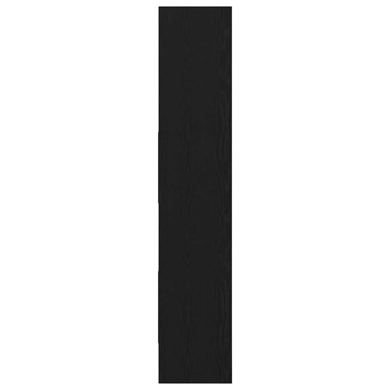 vidaXL Könyvespolc Musta tammi 40 x 35 x 180 cm Faanyag