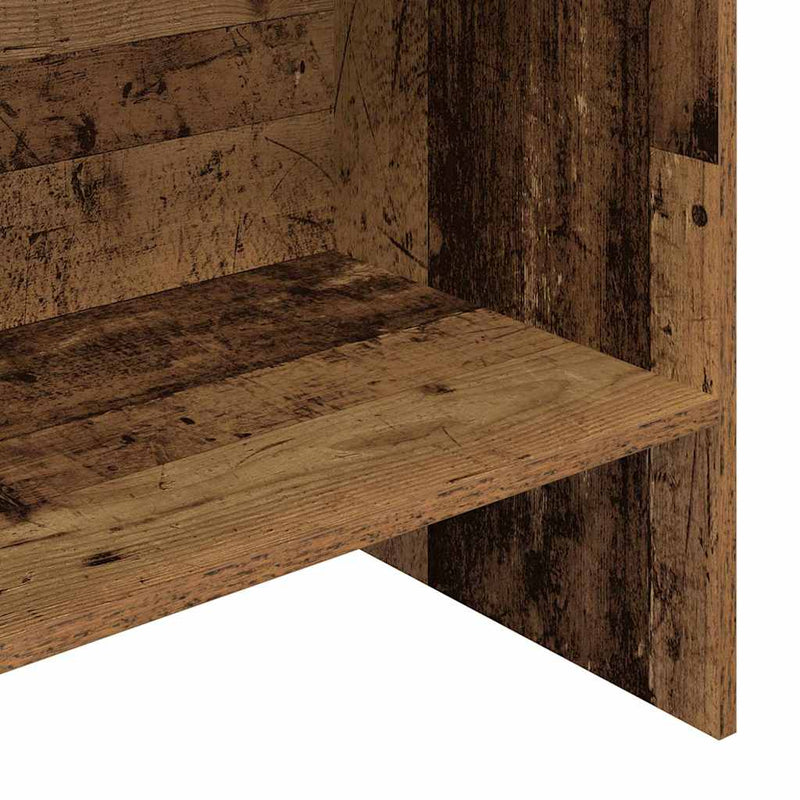 vidaXL Könyvespolc Régi fa 60 x 35 x 180 cm Faanyag