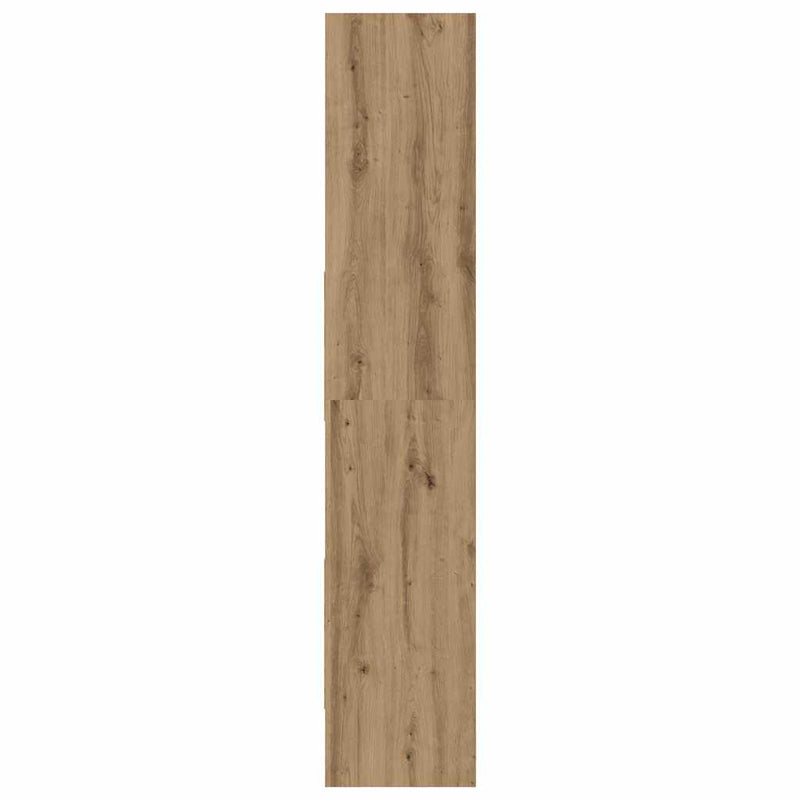 vidaXL Könyvespolc kézműves tölgy 60 x 35 x 180 cm Faanyag