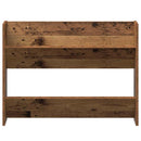 vidaXL Cipőszekrény polcokkal 2 pcs Régi fa 80 x 18 x 60 cm Faanyag