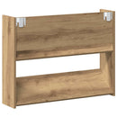 vidaXL Cipőszekrény 2 pcs Artisan tölgy 81 x 18 x 60 cm Faanyag