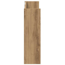 vidaXL Cipőszekrény 2 db 81 x 18 x 60 cm Szerelt Fa Kézműves Tölgy
