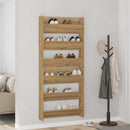 vidaXL Cipőszekrény 2 db 85 x 18 x 90 cm Faanyag Artisan tölgy
