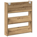 vidaXL Cipőszekrény 2 pcs Artisan tölgy 85 x 18 x 90 cm Faanyag