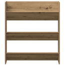 vidaXL Cipőszekrény 2 pcs Artisan tölgy 85 x 18 x 90 cm Faanyag