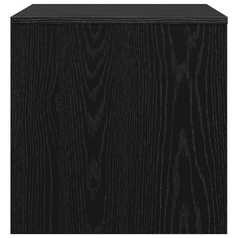 vidaXL Dohányzóasztalok 3 pcs Musta tammi 45 x 45 x 45 cm Faanyag