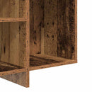 vidaXL Széf Öreg fa 120 x 30 x 75 cm Faanyag