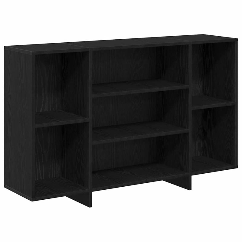 vidaXL Széf Musta tammi 120 x 30 x 75 cm Faanyag