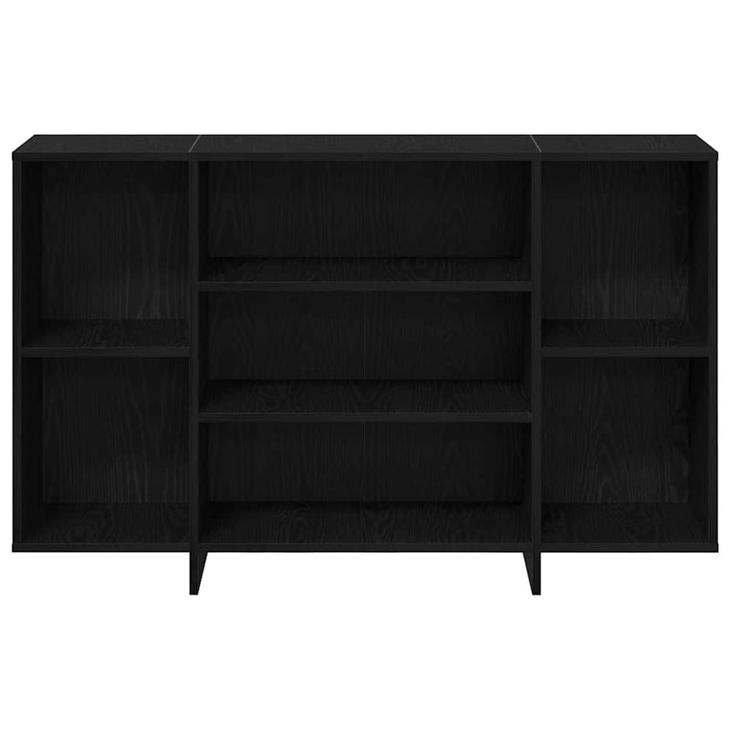 vidaXL Széf Musta tammi 120 x 30 x 75 cm Faanyag