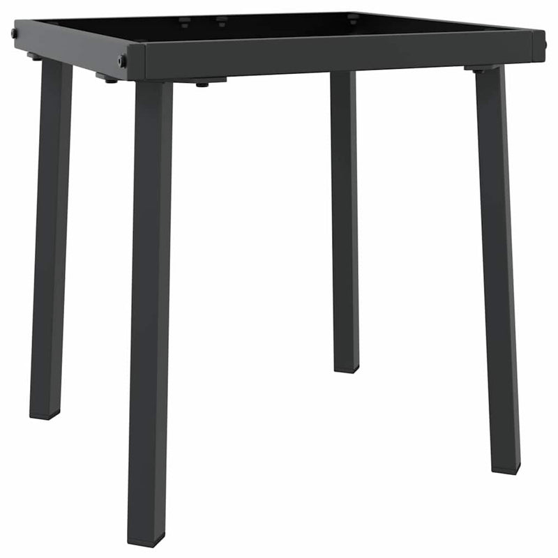vidaXL Napágyak 3 pcs Fekete és Fehér 40 x 40 x 40.5 cm polirattan
