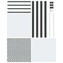 vidaXL Belső Ajtó Fekete 76 x 201.5 cm Edzett üveg és Alumínium