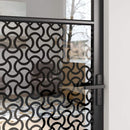 vidaXL Belső Ajtó Fekete 76 x 201.5 cm Edzett üveg és Alumínium