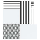 vidaXL Belső Ajtó Fekete 83 x 201.5 cm Edzett üveg és Alumínium