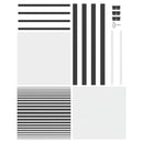 vidaXL Belső Ajtó Fekete 76 x 201.5 cm Edzett üveg és Alumínium