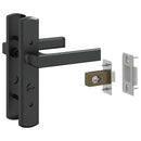 vidaXL Belső Ajtó Fekete 83 x 201.5 cm Edzett üveg és Alumínium