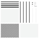 vidaXL Csúszó ajtó Fekete 90 x 205 cm Edzett üveg és Alumínium