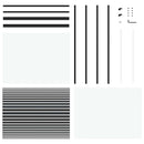 vidaXL Csúszó ajtó Fekete 90 x 205 cm Edzett üveg és Alumínium