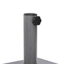 vidaXL Napernyőtalp Sötétszürke fa hatás 45 x 45 x 31,5 cm