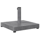 vidaXL Napernyőtalp Sötétszürke fa hatás 45 x 45 x 31,5 cm