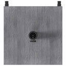 vidaXL Napernyőtalp Sötétszürke fa hatás 45 x 45 x 31,5 cm