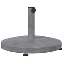 vidaXL Napernyőtalp Sötétszürke fa hatás 48 x 48 x 32 cm