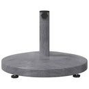 vidaXL Napernyőtalp Sötétszürke fa hatás 48 x 48 x 32 cm