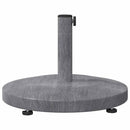 vidaXL Napernyőtalp Sötétszürke fa hatás 48 x 48 x 32 cm