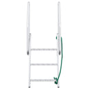 vidaXL 3 lépcsős stéglétra Ezüst 58 x 77 x 144 cm Alumínium