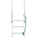 vidaXL 3 lépcsős stéglétra Ezüst 58 x 77 x 144 cm Alumínium