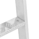 vidaXL 4 lépcsős stég létra Ezüst 58 x 77 x 166 cm Alumínium