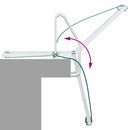 vidaXL 4 lépcsős stég létra Ezüst 58 x 77 x 166 cm Alumínium