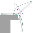 vidaXL 4 lépcsős stég létra Ezüst 58 x 77 x 166 cm Alumínium