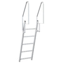 vidaXL 5 lépcsős stég létra Ezüst 58 x 77 x 191 cm Alumínium