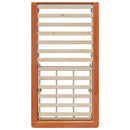 vidaXL Ágykeret Faggyú barna 75 x 190 cm Tömör fenyőfa