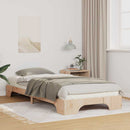 vidaXL Ágykeret Barna 90 x 220 cm Tömör fenyőfa