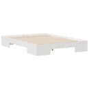 vidaXL Ágykeret Fehér 120 x 200 cm