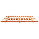 vidaXL Ágykeret Faggyú barna 200 x 220 cm Tömör fenyőfa