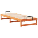 vidaXL Ágykeret Barna 80 x 200 cm Tömör fenyőfa