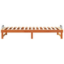 vidaXL Ágykeret Barna 90 x 210 cm Tömör fenyőfa