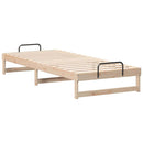 vidaXL Ágykeret Barna 80 x 220 cm Tömör fenyőfa