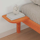 vidaXL Ágykeret éjjeliszekrényekkel Faggyú barna 90 x 210 cm