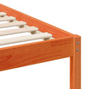 vidaXL Ágykeret éjjeliszekrényekkel Faggyú barna 80 x 220 cm