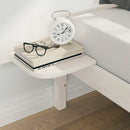 vidaXL Ágykeret éjjeliszekrényekkel Fehér 180 x 220 cm Tömör fenyőfa