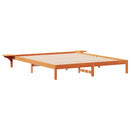 vidaXL Ágykeret éjjeliszekrényekkel Faggyú barna 200 x 220 cm