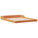 vidaXL Ágykeret Faggyú barna 160 x 210 cm Tömör fenyőfa