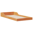 vidaXL Ágykeret Faggyú barna 90 x 220 cm Tömör fenyőfa